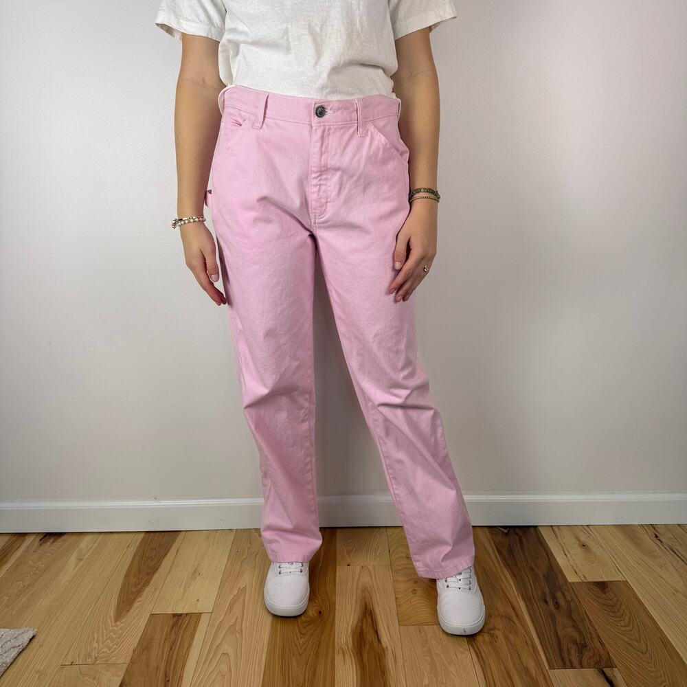 Pale pink dickies painters cargo pants size 7/28
